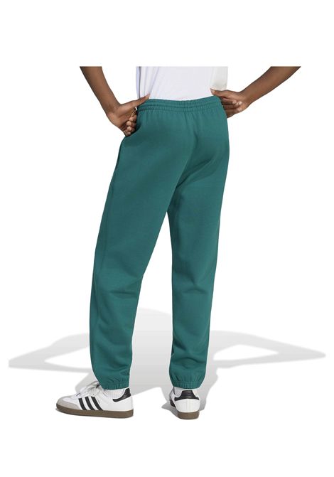 Adidas Originals Trefoil Essentials Regular Fleece Pants Rich Green Men ADIDAS ORIGINALS | Pants | KV9315-